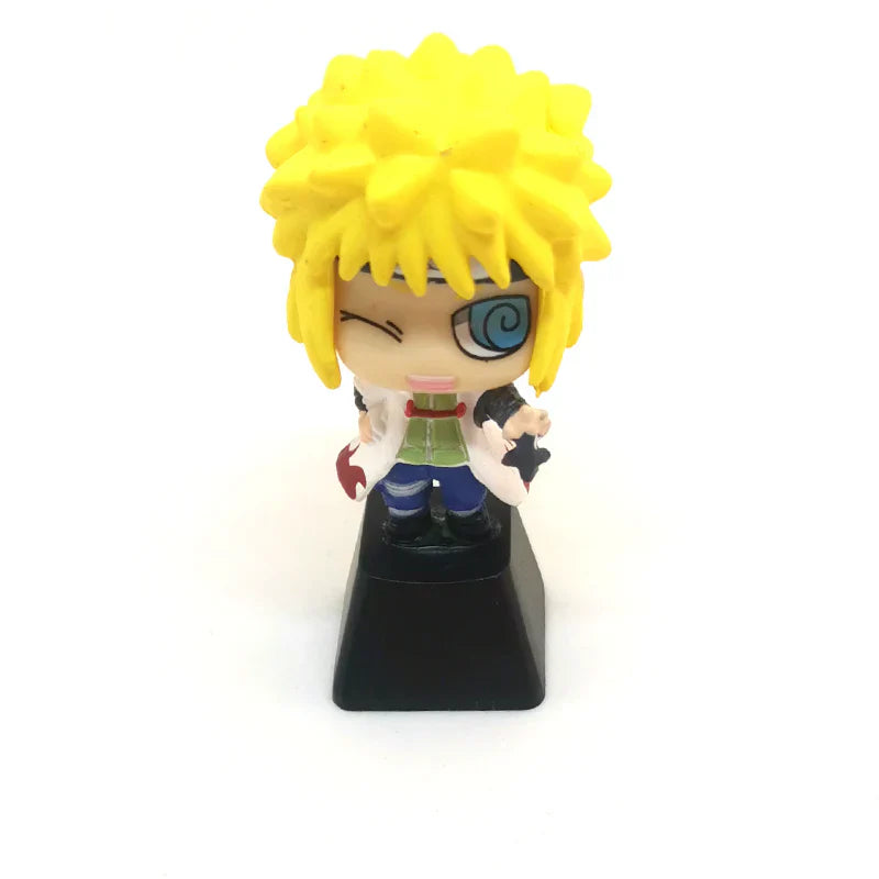 Kreativní průhledná, roztomilá mechanická krytka klávesnice Kakashi/Sasuke