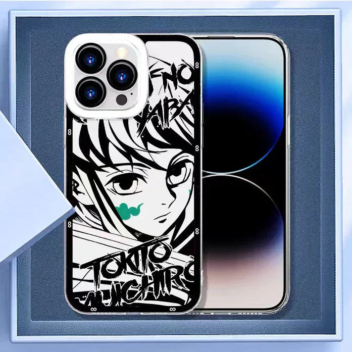 Tanjirou/Mitsuri/Muichirou Apple exquisite Trend Silikon Anti-Kollisions-Handyhülle