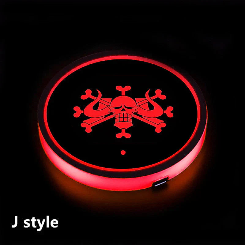 Inteligentní snímací tácky Sharingan Car 7 měnící barvy
