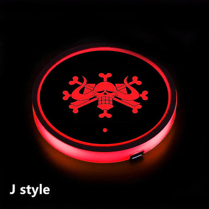 Inteligentní snímací tácky Sharingan Car 7 měnící barvy