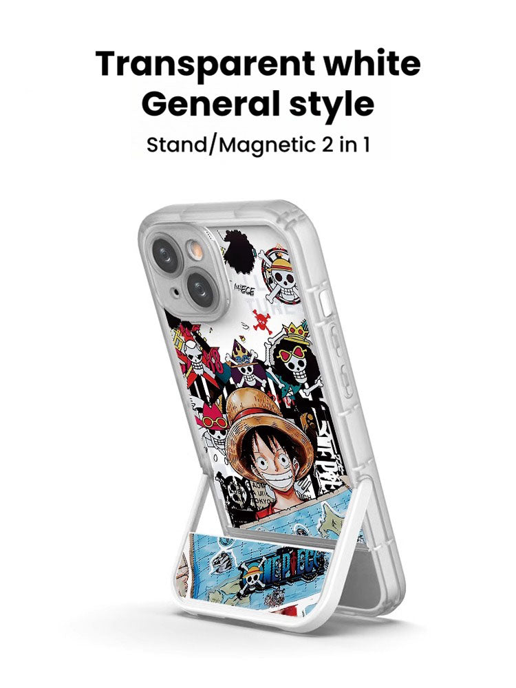 Coque de téléphone en silicone résistante aux chocs pour iPhone NIka Luffy