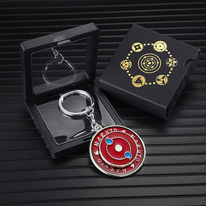 Porte-clés rotatif Naruto Sharingan - Uchiha Anime Spinning Fidget Toy