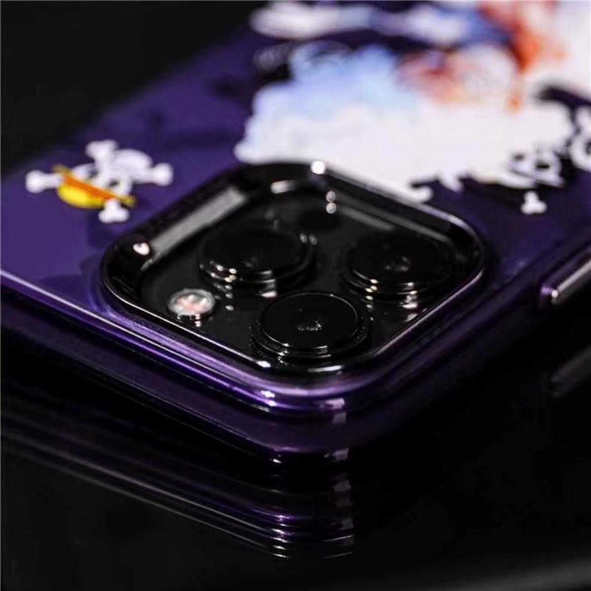 Luffy/Zoro silikonové pouzdro na iPhone odolné proti nárazu