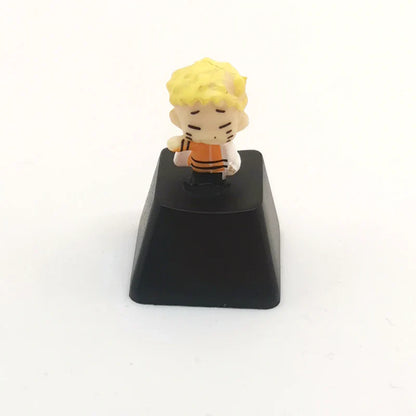 Kreativní průhledná, roztomilá mechanická krytka klávesnice Kakashi/Sasuke