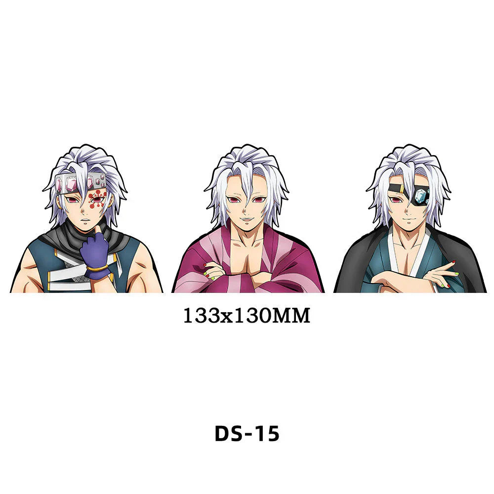 Tanjirou/Nezuko/Zenitsuuu/Inosuke attendent une variété de rôles autocollants d'expression de variation 3D