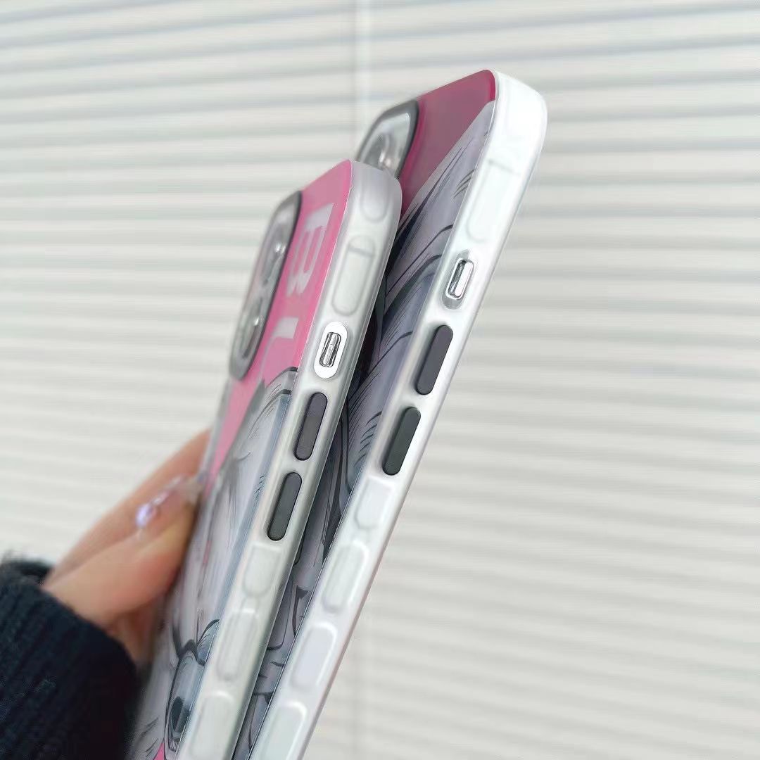 Funda de teléfono de silicona resistente a golpes para iPhone Goku/Vegeta/Buu