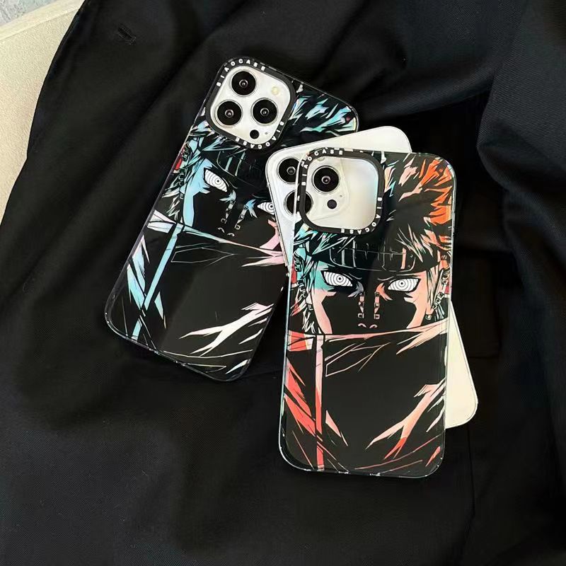 Pain/Obito iPhone hieno Trend Silicone Anti-collision -puhelinkotelo