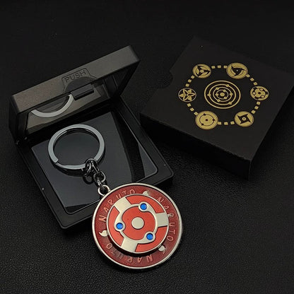 Porte-clés rotatif Naruto Sharingan - Uchiha Anime Spinning Fidget Toy