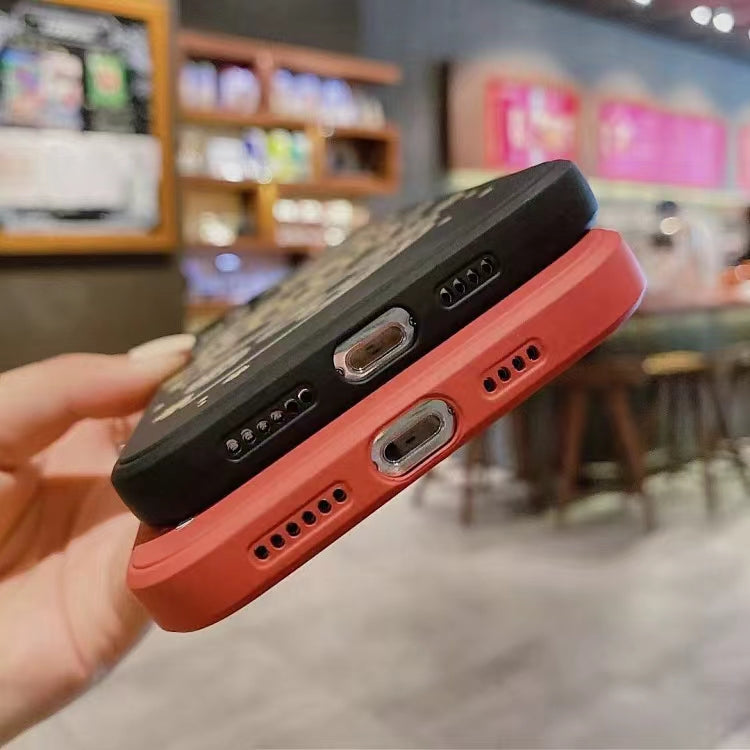 Coque de téléphone en silicone résistante aux chocs pour iPhone Luffy/Law