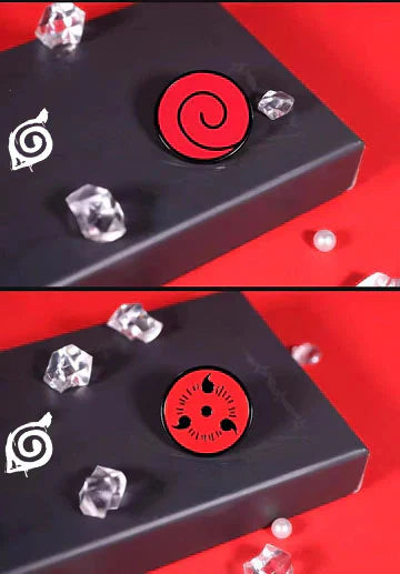 sasuke/itachi/kakashi Kolekce kovových odznaků Mangekyou Sharingan