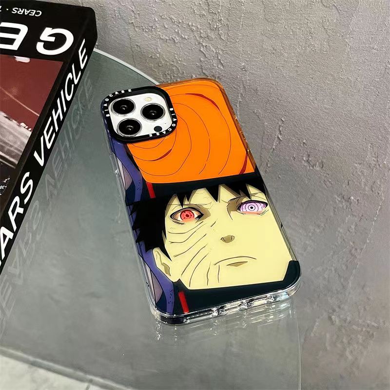 Pain/Obito iPhone hieno Trend Silicone Anti-collision -puhelinkotelo