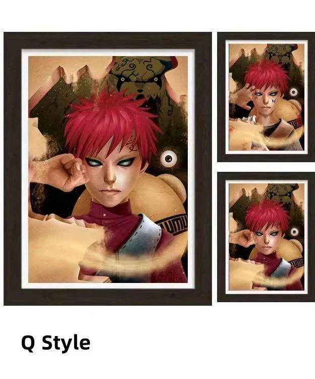 Uzumaki/Sasuke/Kakashi Hd 3D gradientní dekorativní malba cool pohyblivé malby postav