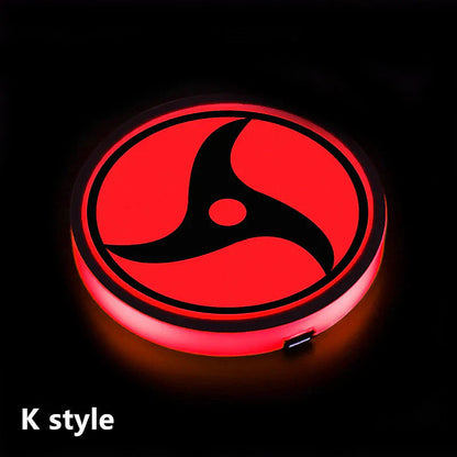 Inteligentní snímací tácky Sharingan Car 7 měnící barvy