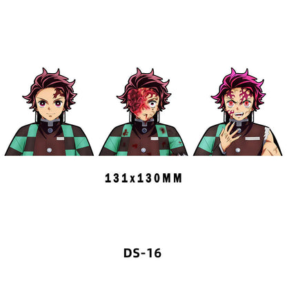 Tanjirou/Nezuko/Zenitsuuu/Inosuke attendent une variété de rôles autocollants d'expression de variation 3D