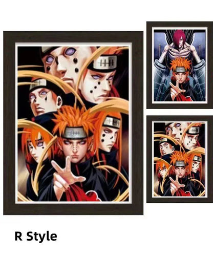 Uzumaki/Sasuke/Kakashi Hd 3D gradientní dekorativní malba cool pohyblivé malby postav