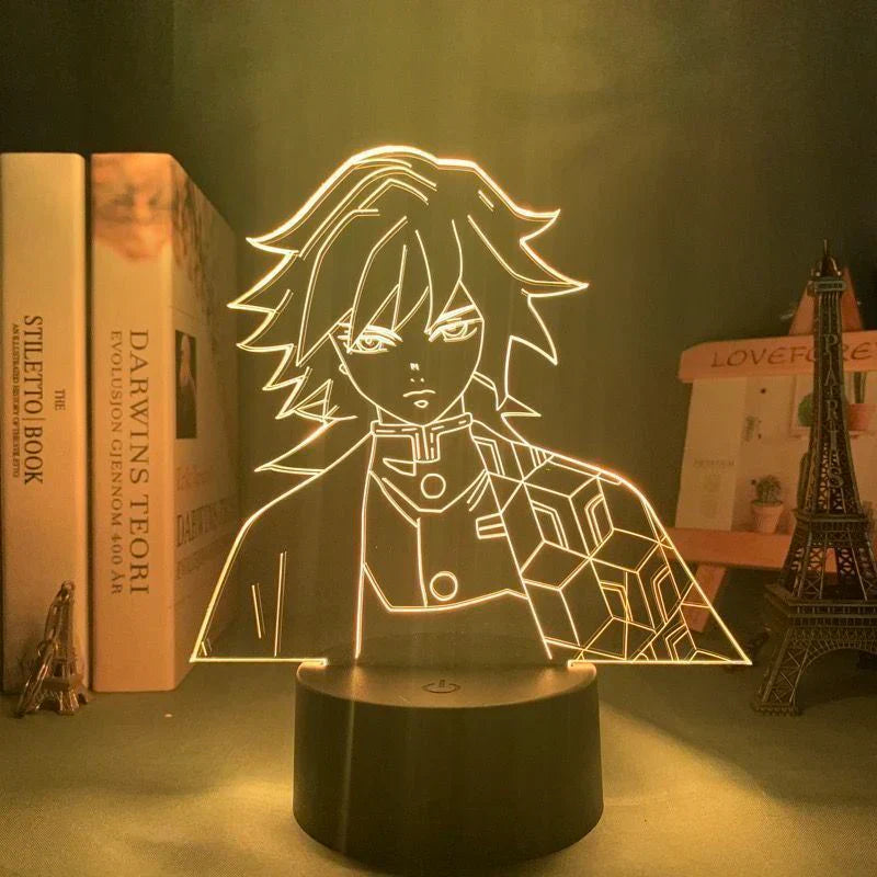 Tanjirou Ghostkill Blade, noční světlo, vynikající 7barevné noční světlo