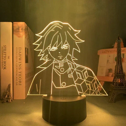 Tanjirou Ghostkill Blade, noční světlo, vynikající 7barevné noční světlo