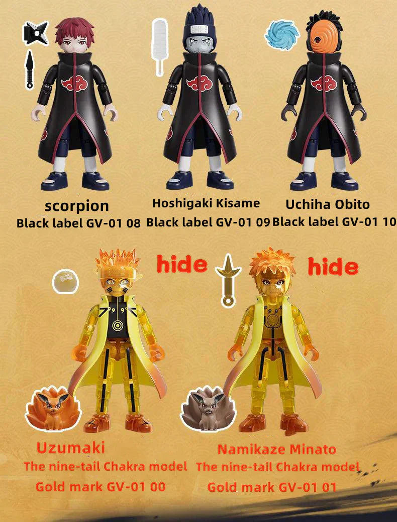 Sasuke/Itachi/Sakura Broco slepá krabička Stavebnice