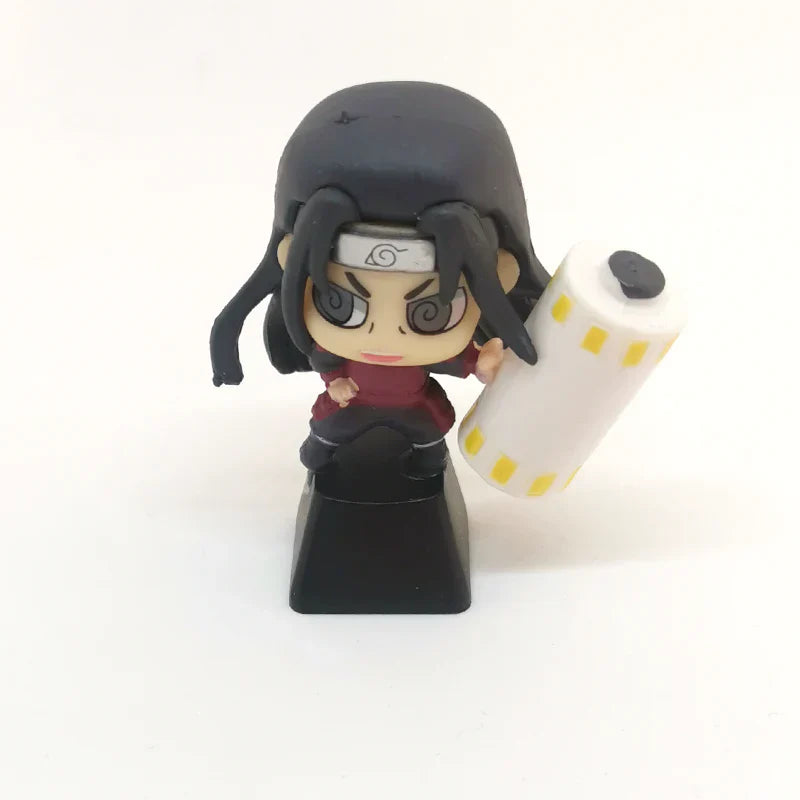 Kreativní průhledná, roztomilá mechanická krytka klávesnice Kakashi/Sasuke
