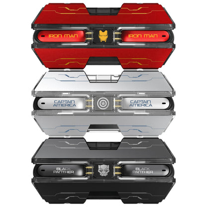 Marvel Iron Man Captain America trådløse øretelefoner, Marvel TWS Bluetooth 5.3 hovedtelefoner med Battleship Design