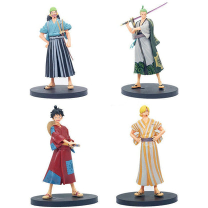 Sada garážových modelů postav Luffy/Zoro/Sanji
