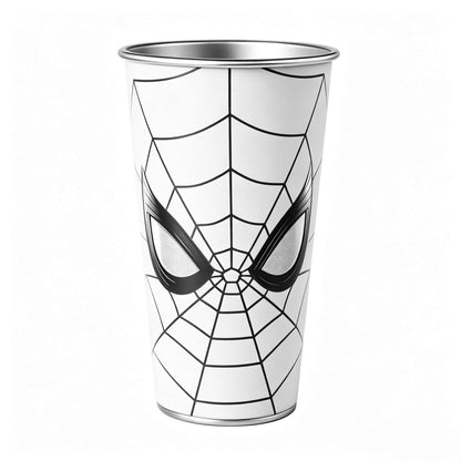 Marvel Spider-Man Cold Color Changing 304 Stainless Steel Cup Glow In Dark Eyes 700ml Large Capacity Iced Coffee Cold Drink Tumbler With Gift Box