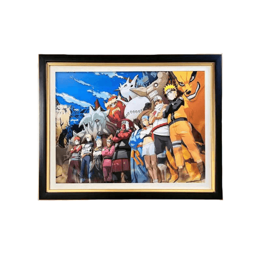Ork-Säulenkraft mit ein bis neun Schwänzen, hübsche Cartoon-Kunsthandwerk-3D-Zeichnung