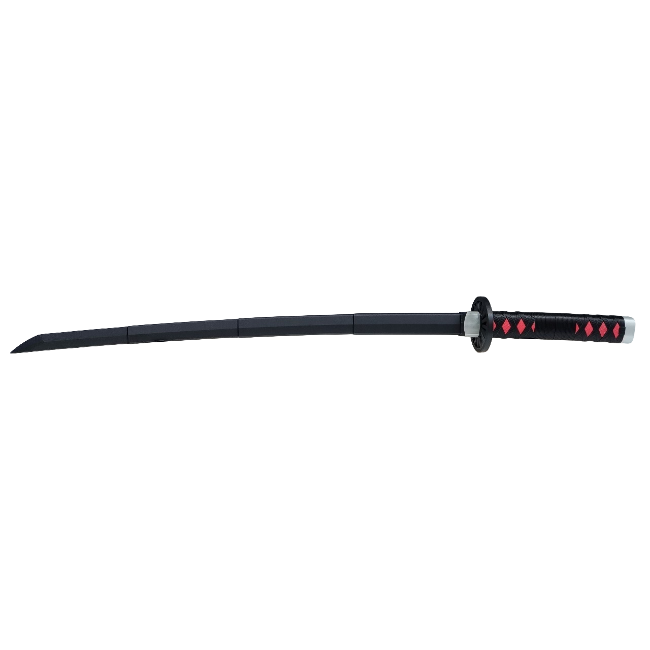 Dämonentöter Tanjiro Zenitsu Einziehbares Katana, Anime Cosplay Prop Schwert