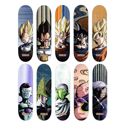 Monopatín profesional de patrón fino Goku/Vegeta (tamaño: 80 cm × 20 cm)