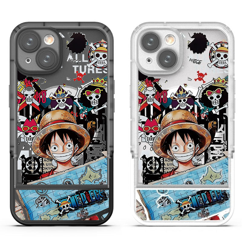 Coque de téléphone en silicone résistante aux chocs pour iPhone NIka Luffy
