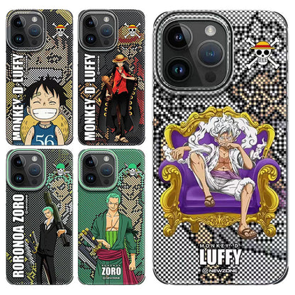 Luffy/Zoro silikonové pouzdro na iPhone odolné proti nárazu