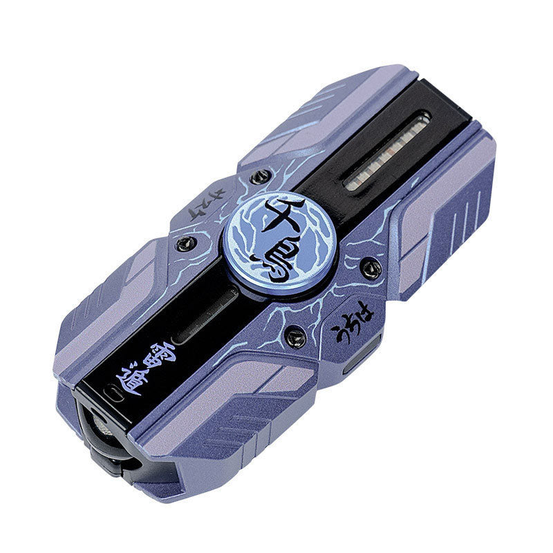 Uchiha Sasuke Anime Bluetooth-Ohrhörer mit leuchtender Spinner-Hülle für verbessertes Hörerlebnis, kabellose Kopfhörer für Anime-Fans