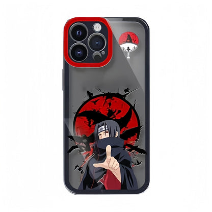 Silikonový nárazuvzdorný kryt na telefon s Itachi/Gaarou pro Android (11. až 17. generace Pro Max)