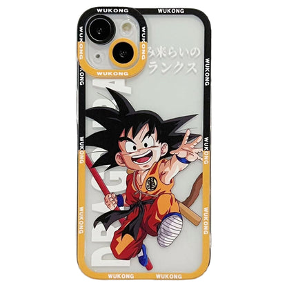 Coque de téléphone anti-collision en silicone tendance exquise pour iPhone Goku/Bejīta
