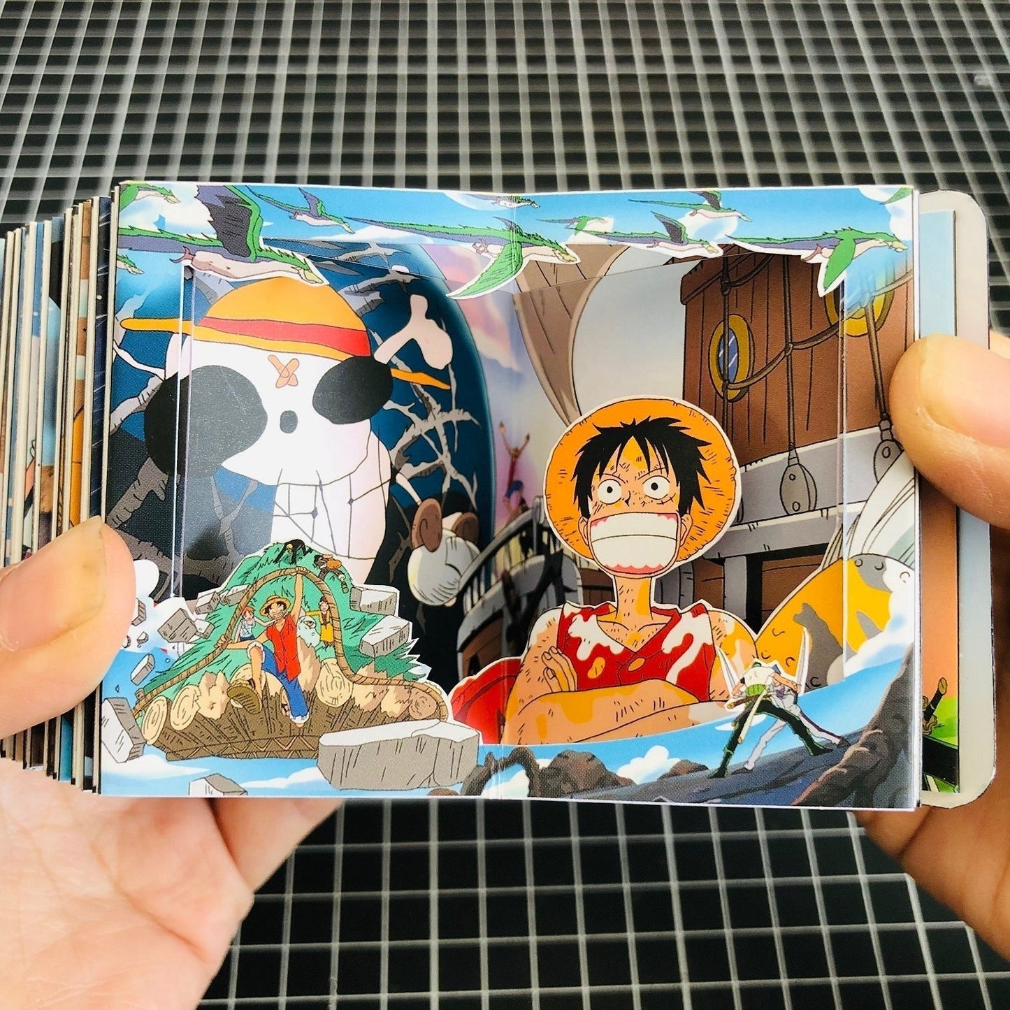 Luffy/Zoro/Chopper Trojrozměrné komiksy