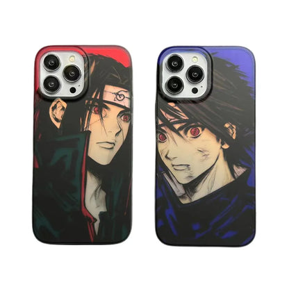 Sasuke/ itachi Apple rafinovaný trendový silikonový antikolizní obal na telefon