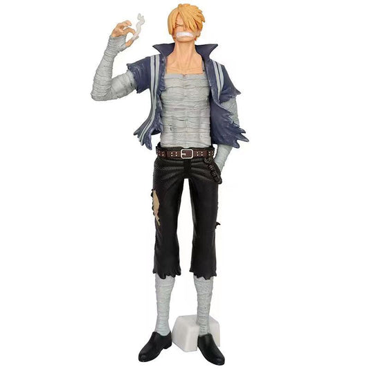 Escultura modelo de personaje guapo de Luffy/Sanji/Zoro
