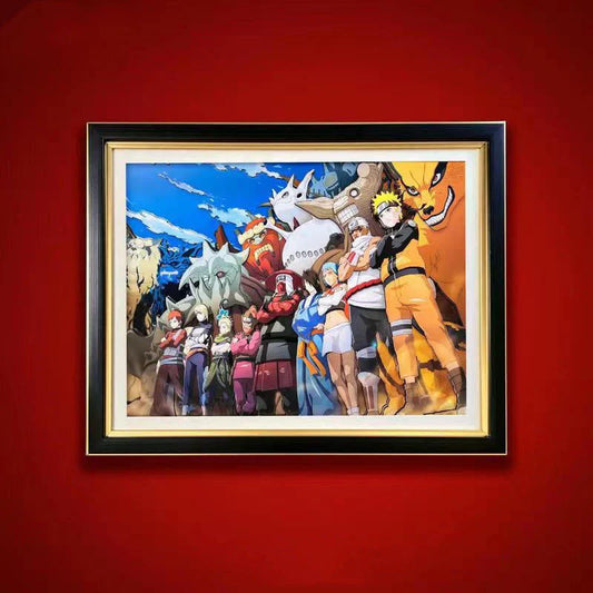 Ork-Säulenkraft mit ein bis neun Schwänzen, hübsche Cartoon-Kunsthandwerk-3D-Zeichnung