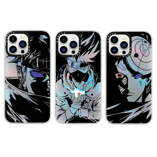 Pain/Kakashi/Obito Apple udsøgt Trend Silikone Anti-kollisions telefontaske