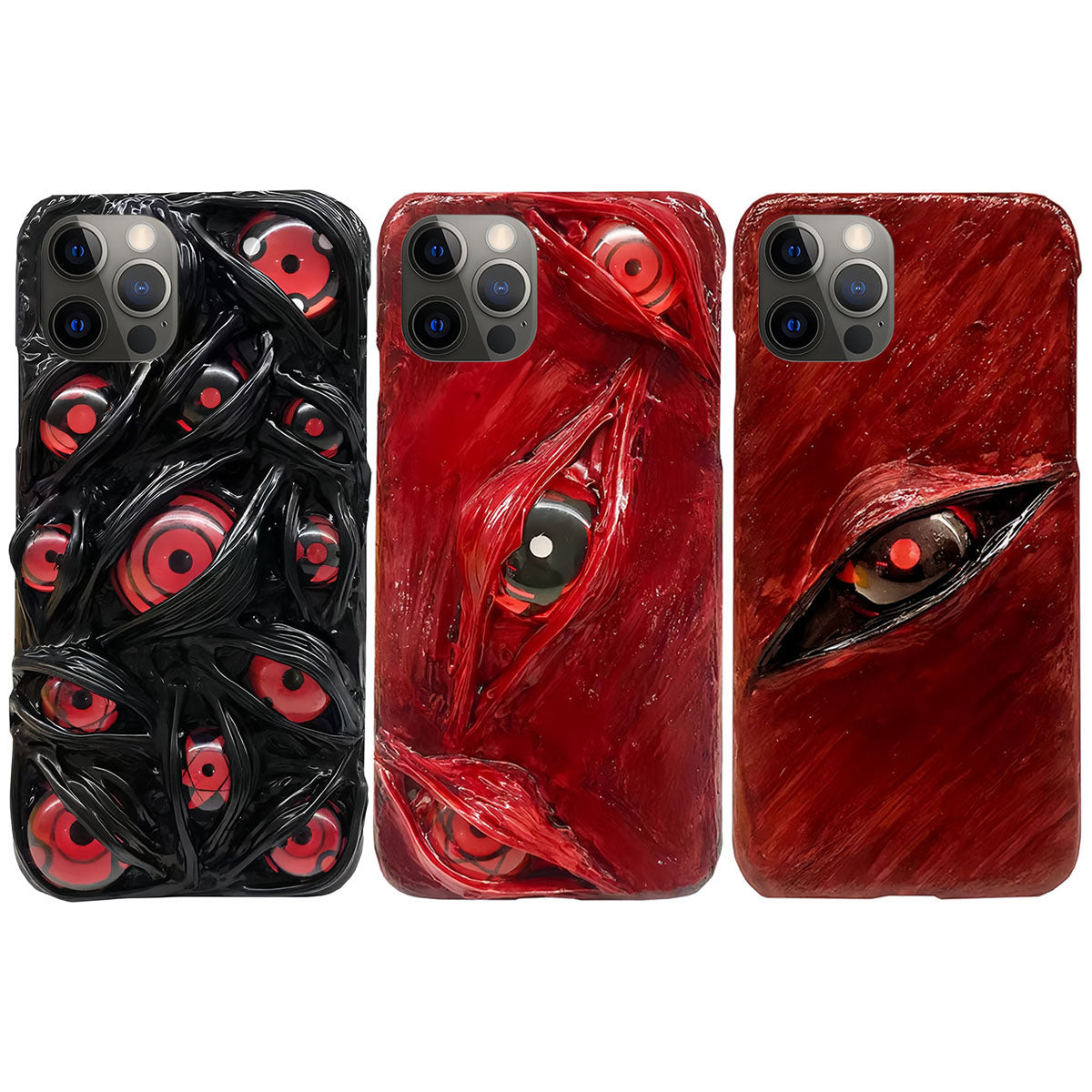 Sasuke Sharingan čistě ručně vyráběné pouzdro na mobil Apple Trend silikonové antikolizní pouzdro