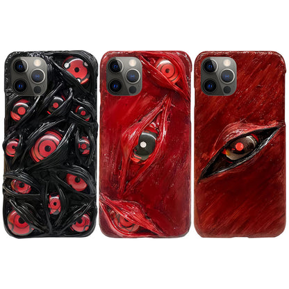 Sasuke Sharingan čistě ručně vyráběné pouzdro na mobil Apple Trend silikonové antikolizní pouzdro