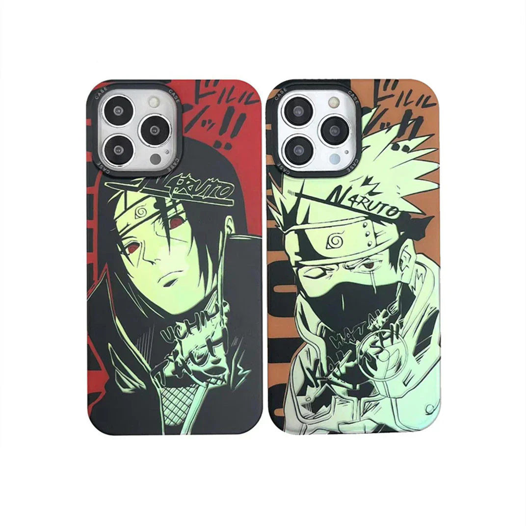 Itachi/Kakashi Apple vynikající silikonové antikolizní pouzdro Trend Silicone