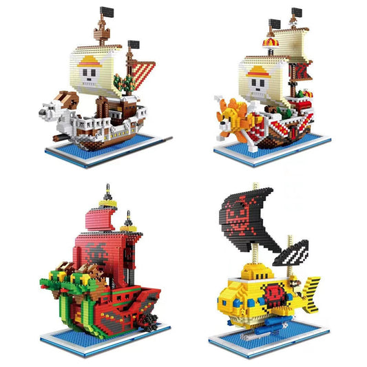 Bloques de construcción Sunny/Merry modelo de barco pirata