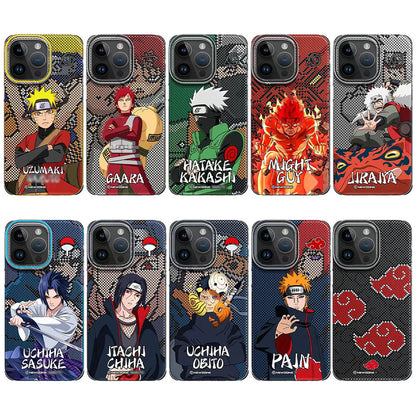 Itachi/Sasuke/Kakashi silikonové pouzdro na iPhone odolné proti nárazu