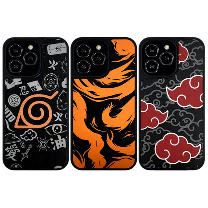 Silikonové pouzdro na telefon Kurama/Akatsuki iPhone odolné proti nárazu