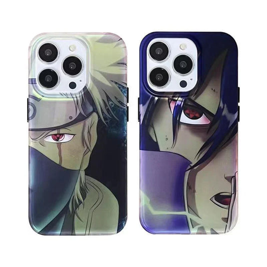 Sasuke/Kakashi iPhone Smukt Trend silikone anti-kollisionsetui