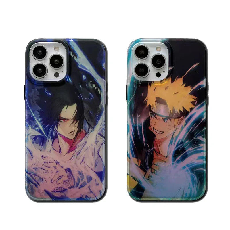 Sasuke/Uzimaki Apple – coque de téléphone Anti-collision en Silicone, tendance exquise