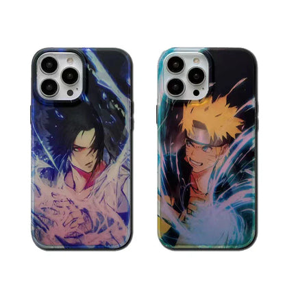 Sasuke/Uzimaki Apple – coque de téléphone Anti-collision en Silicone, tendance exquise