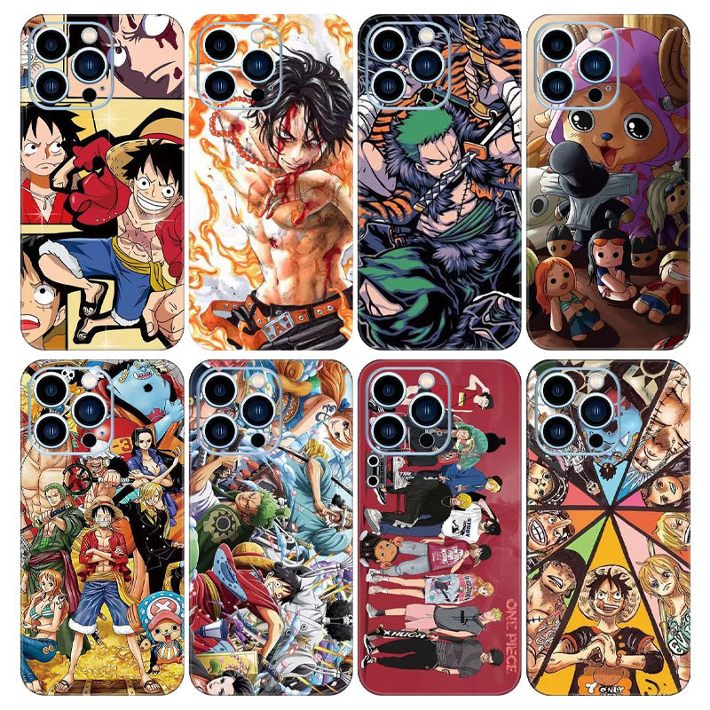 Nálepka na zadní stranu mobilního telefonu Luffy/Ace/Zoro s krásným vzorem