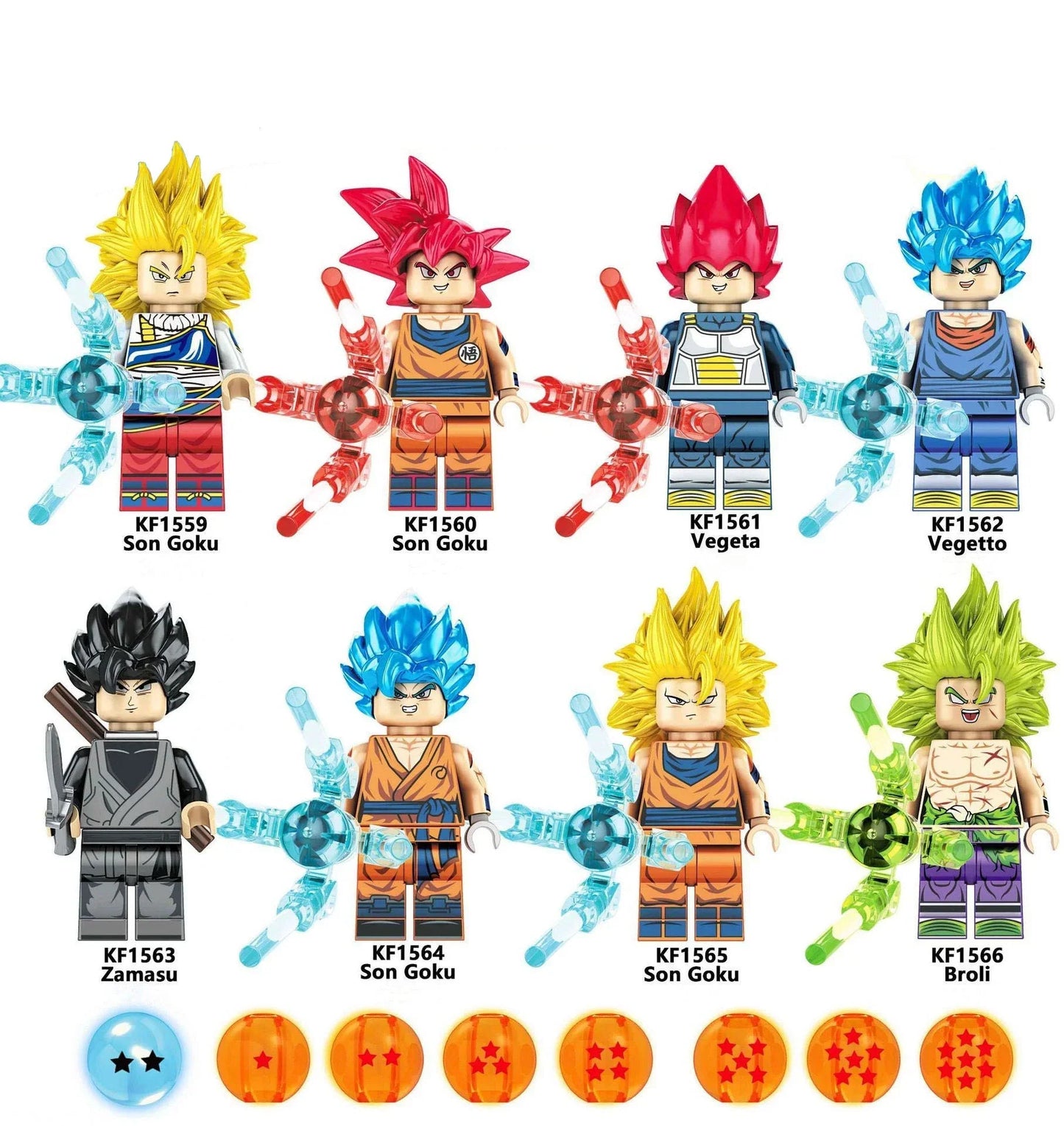 Jouet d'assemblage de blocs de construction de figurines Son Goku/Bejīta Yonsei